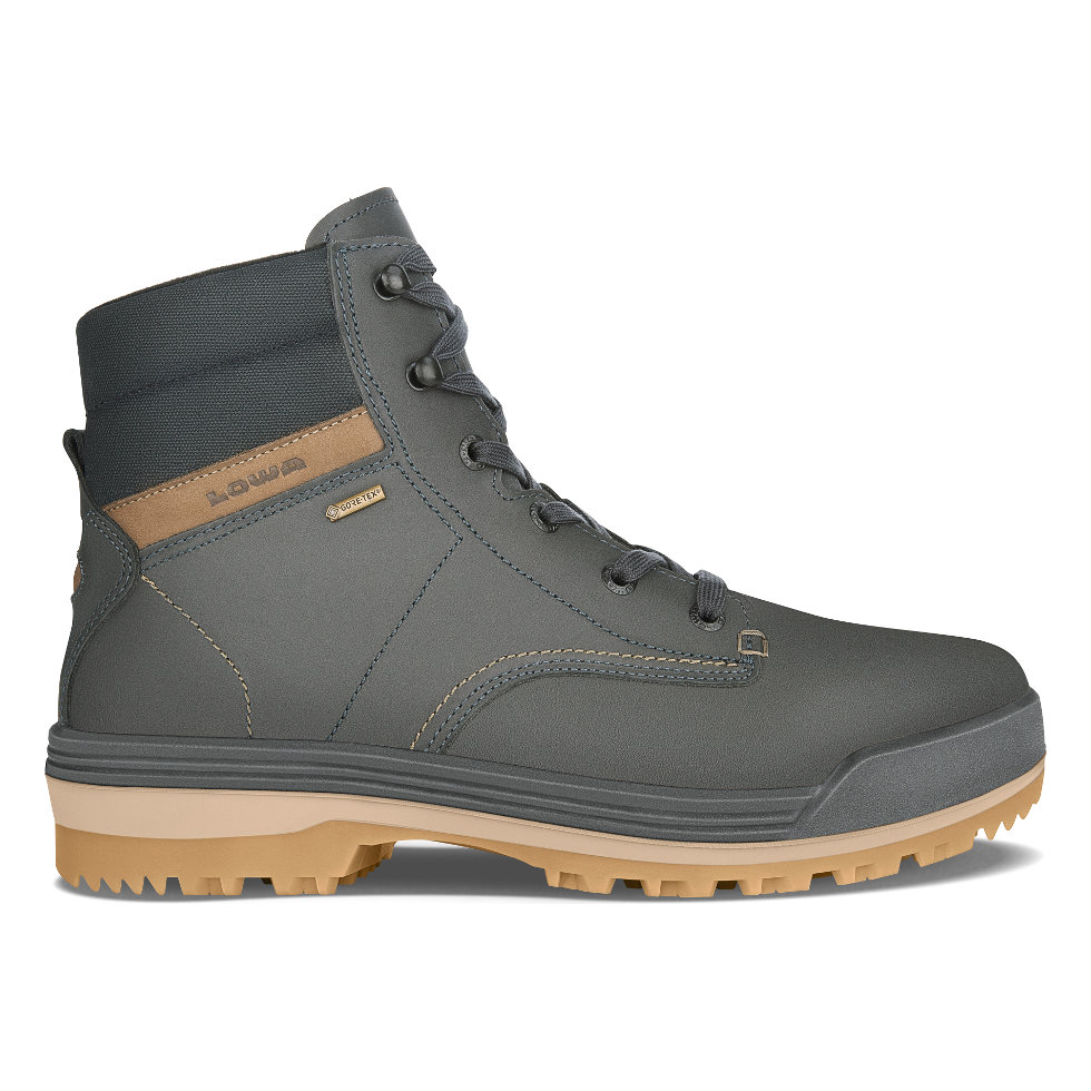 Scarpe Sportive Uomo Lowa Helsinki II GTX Mid Grigie Scuro FCVLZA-761